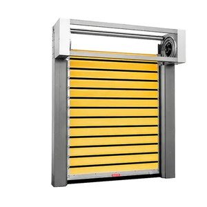 Motor de alta velocidad de tela de PVC de plástico enrollables puertas de garaje ventanas visibles puertas enrollables <span class=keywords><strong>para</strong></span> almacén Industrial - Product Image 2