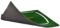 Tapis de frappe pour entraînement de golf 1515BJ-1 YGT en nylon/EVA avec grille de gazon artificiel et lignes d'arc pour entraînement de swing