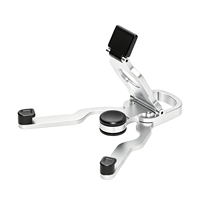 Support de téléphone portable réglable, pliable et portable, pivotant à 360°, support de bureau antidérapant pour tous les téléphones mobiles