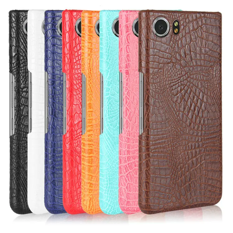 Luxury PU leather back cover phone case for blackberry key 2