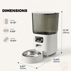 Smart Pet Feeder Timed & Quantitative Feeding Auto Pet Feeder Smart Dispenser for Dry Food Freeze-Dried - Product Image 4
