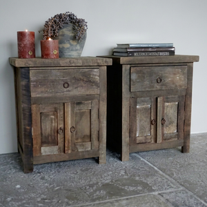 Rustic Solid <b>Wood</b> Living Room <b>Cabinet</b> with Flat Panel Doors Antique <b>Storage</b> Sideboard Furniture for Home Decor - Product Image 1