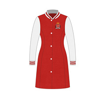 Personnalisez votre logo de marque Delta grecque |   Sigma |   Vêtements de sororité Theta DST, robe midi décontractée vintage à manches longues