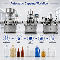 Ligne de production de conditionnement de shampoing et de savon liquide pour produits chimiques quotidiens 3 en 1