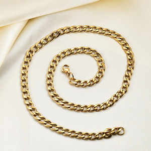 Collier chaîne Figaro 6 mm en acier inoxydable, bijoux unisexes tendance, accessoire de mode pour tous les jours, cadeau - Product Image 2