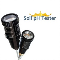 Testeur portable de pH et d'humidité du sol, plage de pH 3.00-8.00, plage d'humidité 10%-80%, testeur métallique pour l'irrigation agricole