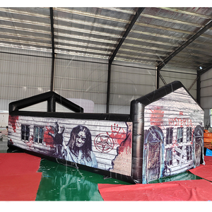 Halloween Zombie ngoài trời trang trí <span class=keywords><strong>Inflatable</strong></span> Mê Cung bơm hơi khổng lồ Mê Cung cho trẻ em chơi - Product Image 1