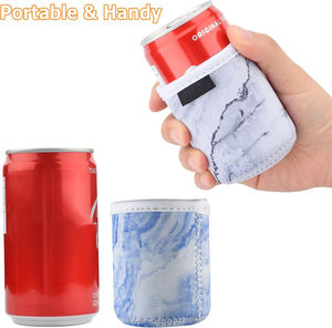 Manchons isolants en néoprène souple pour canettes de boissons standard, housses pour canettes standard de 12 onces liquides (boissons et bières) - Product Image 5