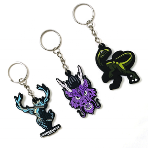 Porte-clés en PVC 2D à succès, personnages de dessins animés Transformers en caoutchouc, porte-clés doux <span class=keywords><strong>et</strong></span> mignon avec des motifs vifs - Product Image 3