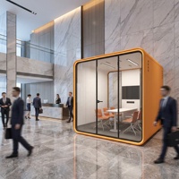 Cabines de bureau intérieures insonorisées à vendre – Poste de travail téléphonique portable pour bureau