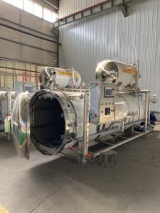 Stérilisateur industriel pour aliments, Machine pour bocaux en verre, stérilisateur à vapeur - Product Image 6