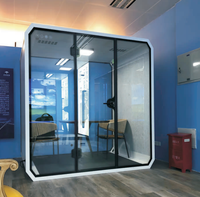 Cabine d'enregistrement insonorisée en aluminium, bureau acoustique mobile pour la maison, streaming en direct, studio KTV, espace de travail silencieux