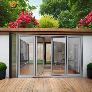 GS Sound Insulation Aluminum Glass Casement Door with Narrow <b>Frame</b> <b>for</b> Modern Design - Product Image 6