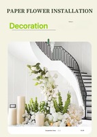 Fleurs en arc blanc personnalisées pour la décoration de l'hôtel de mariage Fleurs de porte