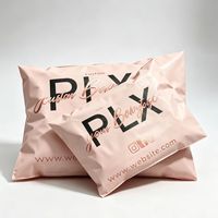 Sac postal personnalisé D15 ECO, nouvelle enveloppe d'expédition en plastique, emballage pour colis, sacs postaux en polyéthylène rose clair pour vêtements