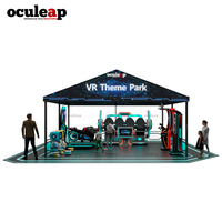 Parque Temático de Realidad Virtual Personalizable de 35 Metros Cuadrados, Simulador de Vuelo de Realidad Virtual, Área de Juegos Infantil 3D al Aire Libre, Máquina de Juegos 7D