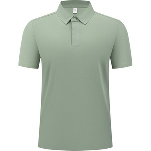 Polo promotionnel en nylon et élasthanne, col classique, manches courtes, anti-humidité, pour l'été, personnalisable avec logo - Product Image 4