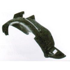 Doublure de pare-chocs avant Citroën Berlingo 2003-2008 en plastique noir, pièce de rechange - Product Image 1