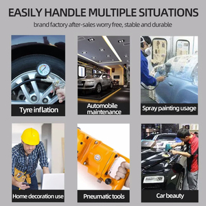 Compressori d'Aria Elettrici Portatili Universali da <span class=keywords><strong>2HP</strong></span> 50L a Trasmissione Diretta dal Design Intelligente - Product Image 6