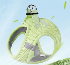 <strong>Cat</strong> Dog <strong>Harness</strong> Adjustable Vest Walking Lead Leash for Puppy Designer Dogs Collar Polyester Mesh <strong>Harness</strong> for Small Medium Dog - Product Image 2