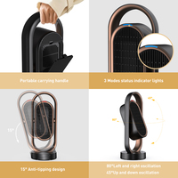 Chauffage électrique portable à commande à distance avec certificat KC CE FCC ETL, 2000 W, ventilateur de chauffage PTC, chauffage en céramique électrique pour la maison