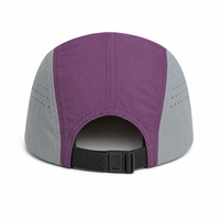 Casquette de baseball unisexe personnalisable en nylon respirant, imperméable, à 5 panneaux, color-block, ajustable, pour adultes, idéale pour l'extérieur printemps-été