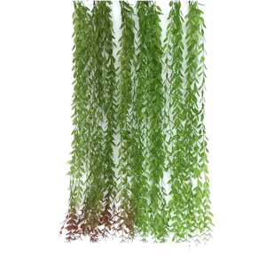 Plante Artificielle Tropicale Suspendue en Rotin Synthétique, Panneau Mural de Haute Qualité, Décoration Écologique en Plastique, 95cm, Utilisation Intérieure et Extérieure - Product Image 6