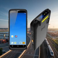 Lecteur et enregistreur RFID portable PDA, terminal de données Android 12, lecteur RFID UHF PDA avec scanner de carte intelligente NFC 13,56 MHz