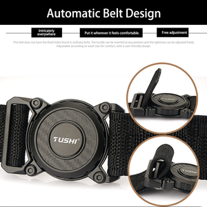 เข็มขัดไนลอนอเนกประสงค์น้ำหนักเบาสำหรับผู้ชายใหม่กางเกงฝึกซ้อมแนวสปอร์ตพร้อมหัวเข็มขัดล็อคอัตโนมัติขายส่ง - Product Image 5