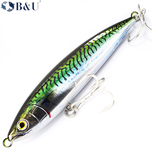 Esca da Pesca B&U JT09 Personalizzata Stampata in 3D per Immersioni Profonde in ABS, 6 Colori per Salmone, Luccio, Merluzzo, Carpa, Spigola di Mare, <span class=keywords><strong>Pesce</strong></span> d'Acqua Dolce - Product Image 1