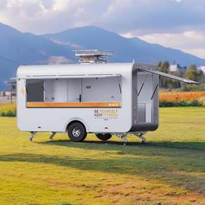 Remorque alimentaire Food Truck Bar mobile Camion de crème glacée Remorque pour chevaux Tuktuk Mini Food Truck Remorque fermée Chariot à hot-dogs - Product Image 4