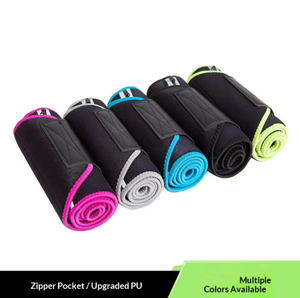 Ceinture de sudation amincissante avec poche pour la perte de poids, le sport, le fitness, soutien lombaire et entraînement - Product Image 1