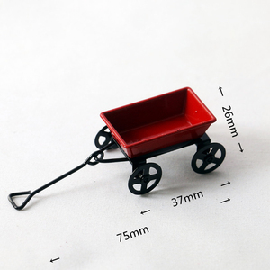 Miniatura <span class=keywords><strong>de</strong></span> Carrito Rojo <span class=keywords><strong>de</strong></span> Metal para Casa <span class=keywords><strong>de</strong></span> <span class=keywords><strong>Muñecas</strong></span> 1/12, Accesorios <span class=keywords><strong>de</strong></span> Muebles <span class=keywords><strong>de</strong></span> Jardín, Decoración del Hogar, Juguete, Regalo, Adorno - Product Image 3