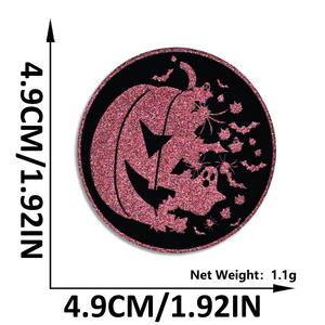 Parches Bordados de Estilo Punk para <span class=keywords><strong>Ropa</strong></span> de Chaqueta, Parches Bordados de Banda de Rock and Roll con Calavera Negra - Product Image 5