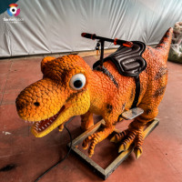Sanhe Robot S1376003 Balade de dinosaures animatroniques réalistes pour trampoline intérieur/extérieur, parcs et zones d'aventure, utilisation par les jeunes