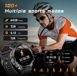 Reloj Inteligente para Hombre Adulto 2025 con Batería de Super Capacidad de 1000 mAh, Pantalla Grande de 1.7 Pulgadas, Llamadas Bluetooth, Resistente al Agua IP68, Reloj Inteligente Deportivo - Product Image 5