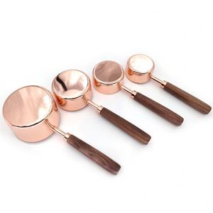 ชุดช้อนตวงสแตนเลสสตีลสีโรสโกลด์ 4 ชิ้น ขายดี มีความต้องการสูง - Product Image 3