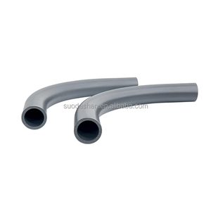 Sch40 90 độ 90 độ khuỷu tay kết thúc đồng bằng nhựa Điện ống dẫn PVC cứng nhắc ống dẫn điện phụ kiện ETL cấp giấy chứng nhận - Product Image 1