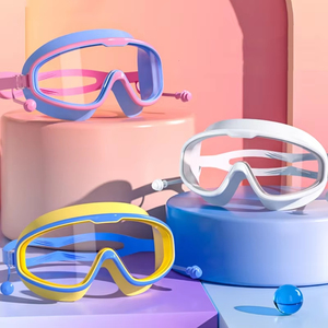 <span class=keywords><strong>Gafas</strong></span> de natación con marco de silicona transparente de alta definición, diseño impermeable, <span class=keywords><strong>gafas</strong></span> de natación de moda para niños para uso del bebé - Product Image 4