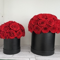 Valentijnsdag Groothandel Luxe Cadeau Ge conserveerde Bloemen Doos Eeuwigdurende Ge stabiliseerde Ge conserveerde Roos in Cadeaudoos
