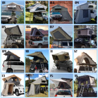 Nouvelle tente de camping légère de route de 4x4 tente de toit de voiture de toit en aluminium avec la coquille dure à clapet pour l'usage extérieur