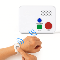 Appareil d'appel de soins aux personnes âgées facile à utiliser avec appel vocal bidirectionnel-Communication simple pour les personnes âgées