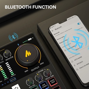 Pack d'équipement de podcasting : Interface audio, table de mixage avec microphones à condensateur XLR pour TikTok Live, cartes son externes - Product Image 5