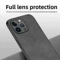 Coques de téléphone portable haut de gamme pour hommes pour iPhone 15/13/14 Pro/11/XR/XS Max, en PC+TPU, design uni, antichoc