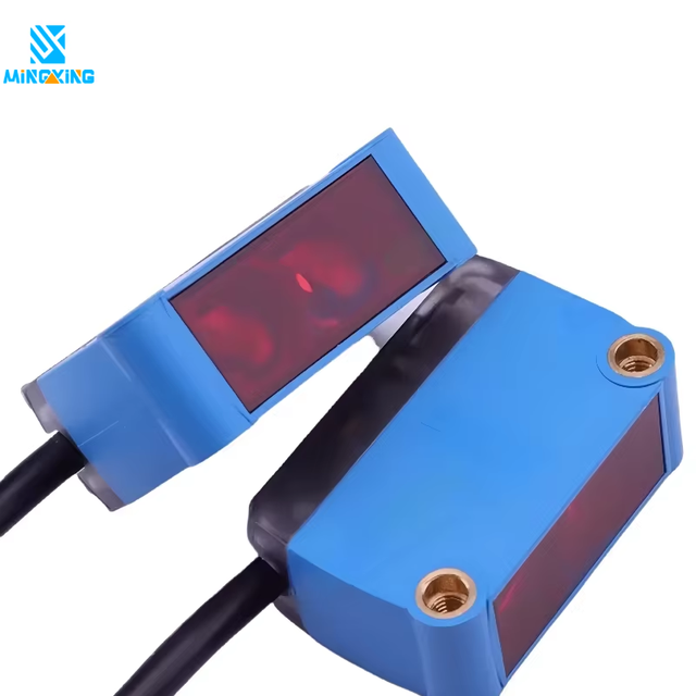 Industrial Retro-Reflective Photoelectric Sensor GL6-P1211 GL6-N1211 GL6-P1212 GL6-N1212 DC 10-30V PNP NPN Output Compact Cylind