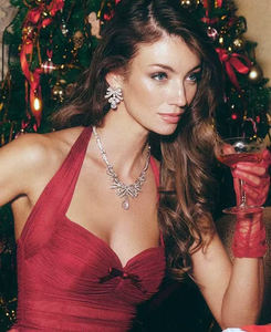 أقراط متدلية جميلة من الزركون بعقدة فراشية ، مجوهرات حفلات نسائية أنيقة ، أقراط فاخرة بحجارة على شكل قطرة ماء ، أقراط متدلية لحفلات الزفاف - Product Image 5