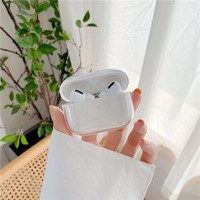 Étui pour écouteurs sans fil AirPods 4, coque transparente minimaliste en TPU souple, compatible avec les 2e et 3e générations
