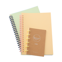 Notizbuch Kunststoff-Bindungsring Spiralstreifen A4 30-Loch Kreisring Buchbinder A4 Loseblatt-Papier Bindespirale Schul- und Bürobedarf