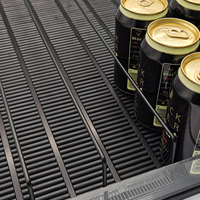 Hookei Soda Glides Sistema de flujo por gravedad Estante Rodillo Tienda de licores Estantería enfriadora para bandejas de estantes de refrigerador