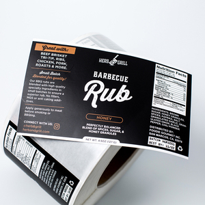 Nhãn Chai Mật Ong Sản Xuất Kín Nước Hình Dạng Tùy Chỉnh Cá Nhân Mẫu Giấy Mờ Tự Dính Cá Nhân - Product Image 5